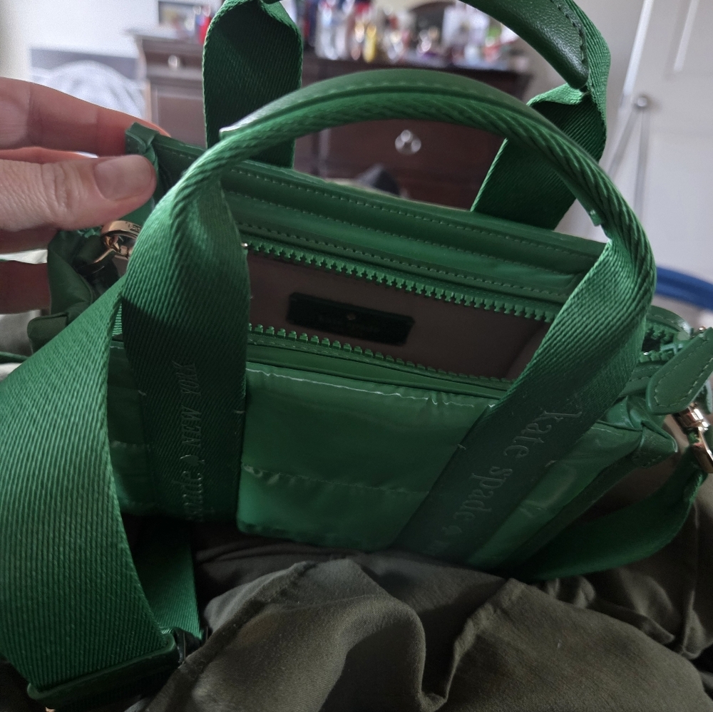 Kate Spade Glossy Green Tote - Picture 3 of 6